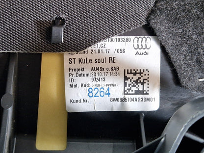 Audi A4 B9 AVANT Right Rear 2nd Row Seat Bolster Cushion 8W0885704A