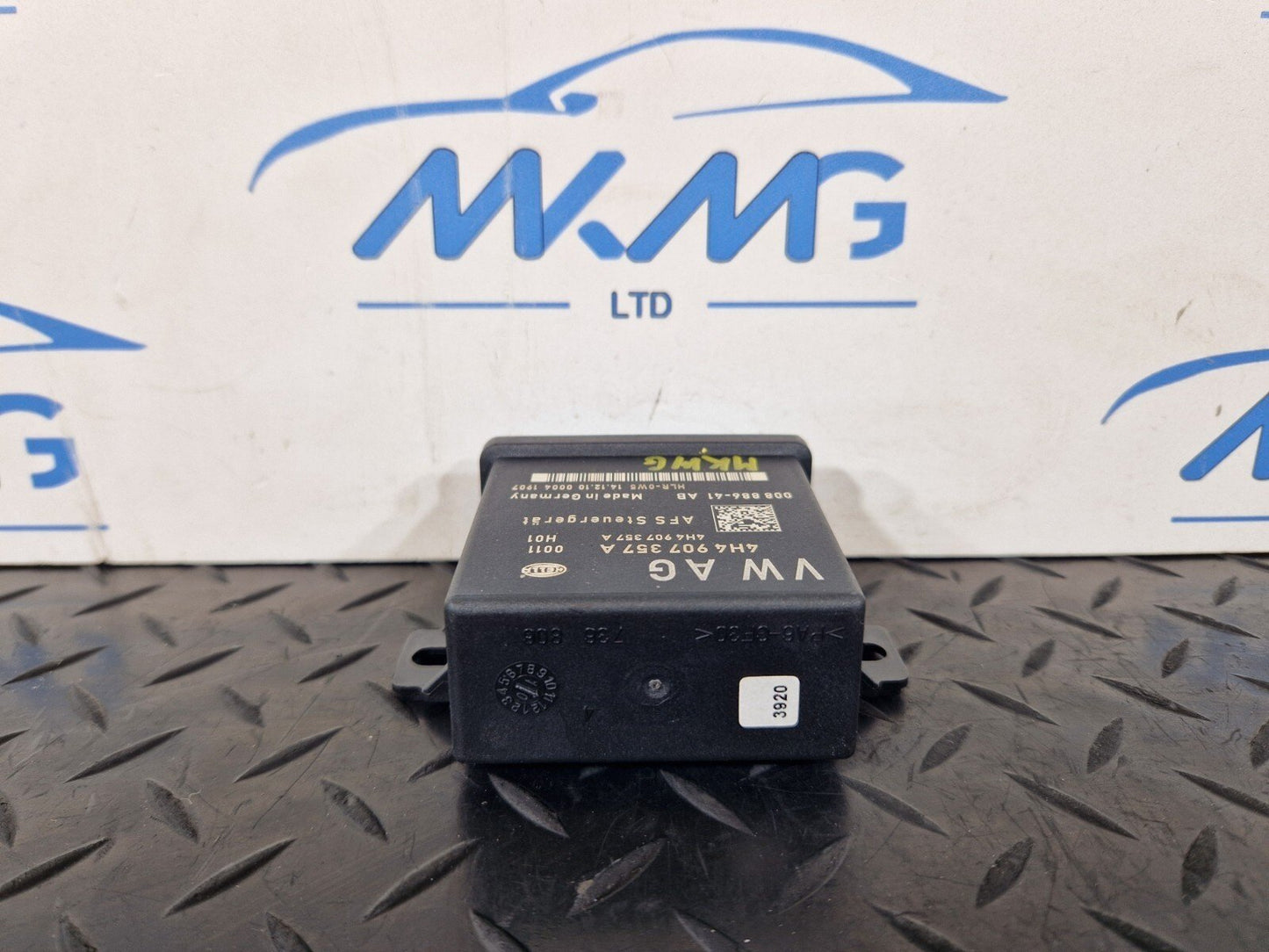 10-17 AUDI A8 4H CORNERING LIGHT & HEADLIGHT RANGE CONTROL UNIT 4H4907357A