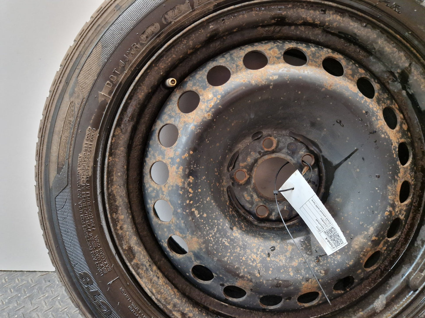 Vauxhall Combo MK3 (D) (61VO) Cargo Van 16" Steel Wheel with Tyre 195/60/16 ~6mm