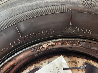 Ford Transit MK6 (V185) Cargo Van Steel Wheel with Tyre 215/75/16 ~6mm