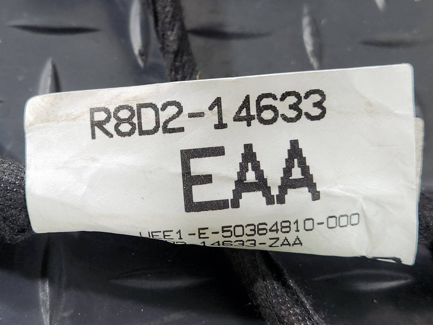 Land Rover Range Rover Evoque L551 SUV Rear Left Door Wiring Loom R8D2-14633-EAA