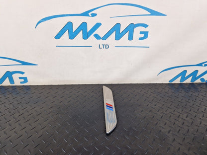 10-13 BMW E70 LCI X5 GENUINE OEM REAR DOOR KICK PLATES SILL COVER TRIM 7205265