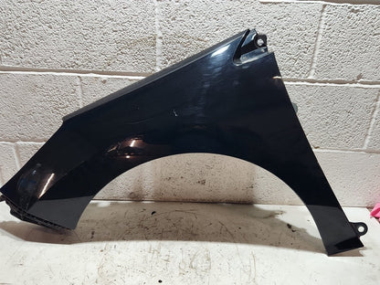 Peugeot 308 MK1 (T7) Front Left N/S Passenger Wing Fender Panel in Black KTV