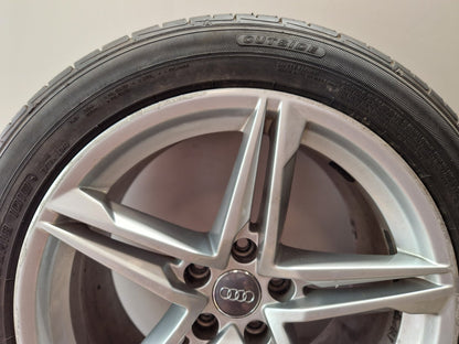 Audi A5 S-Line 18" Alloy Wheel with Tyre 235/50/18 8W0601025DE ~5mm