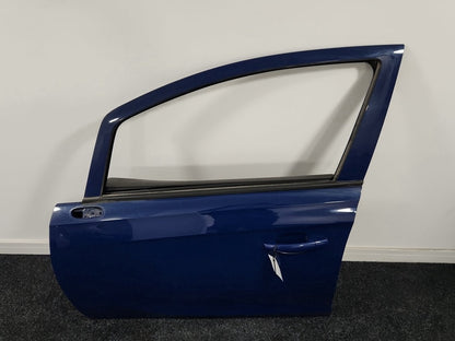 Vauxhall Corsa MK4 (4500) Hatchback Front Left Passenger Complete Door in Blue