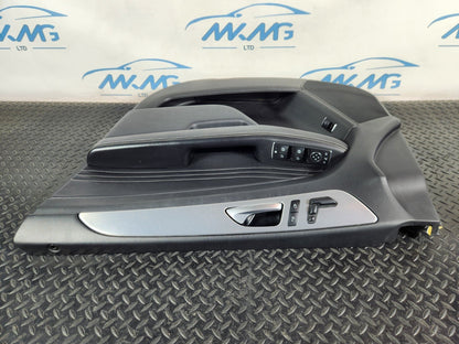 11-19 MERCEDES BENZ ML W166 OEM FRONT RIGHT O/S BLACK LEATHER DOOR CARD PANEL