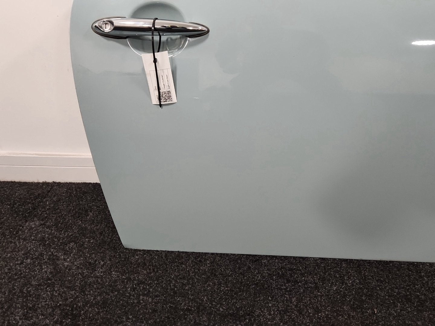 Mini Cooper Clubman R55 Estate Front Right Driver Complete Door in Ice Blue B28