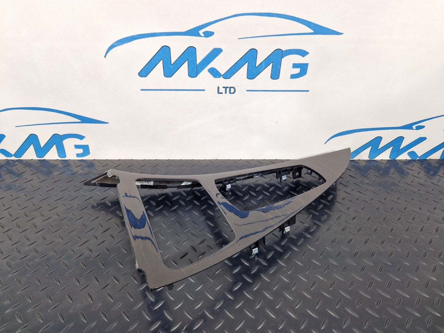 11-18 BMW 6 SERIES F06 CENTER CONSOLE WOOD TRIM PANEL 9242737