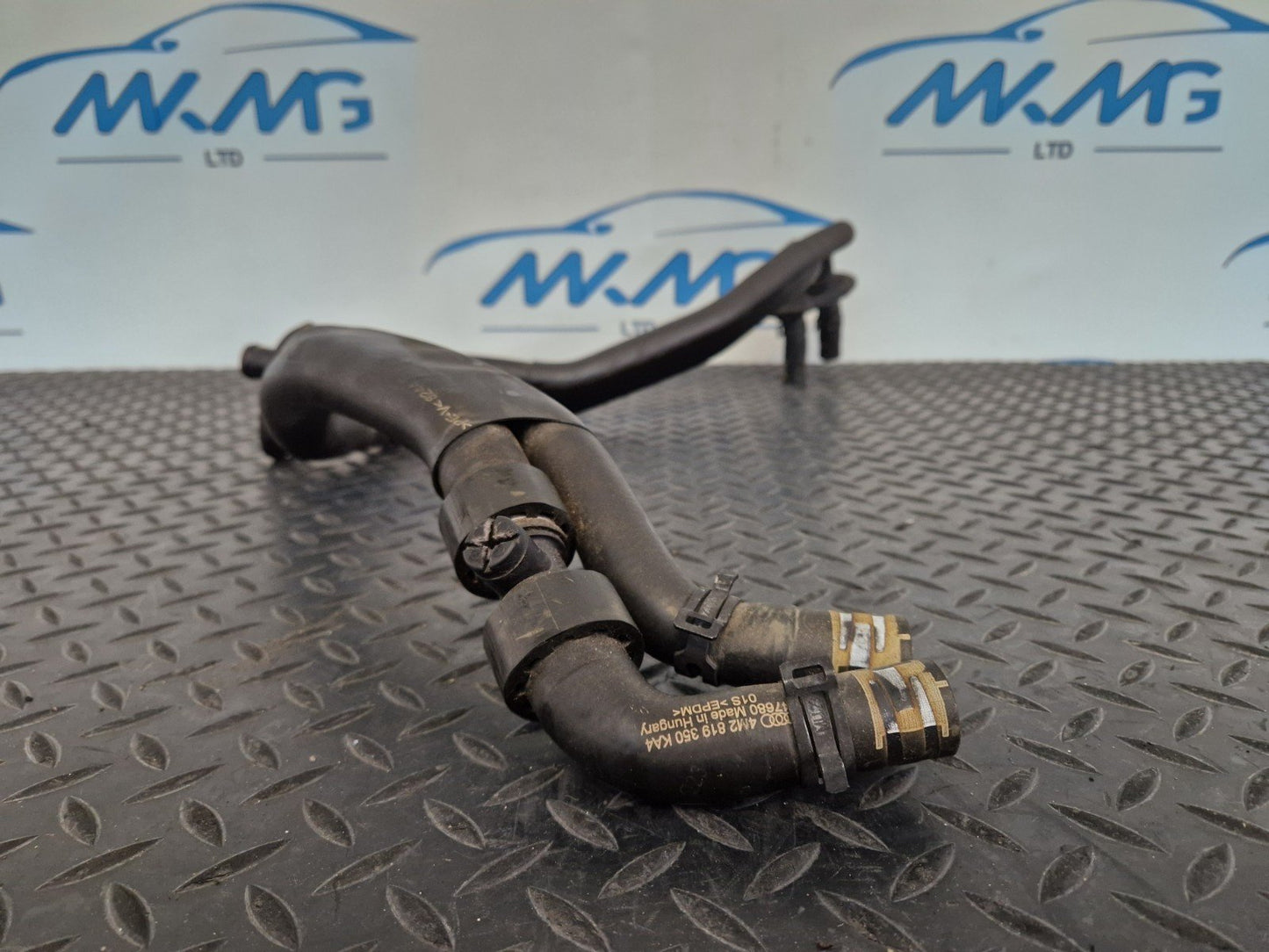 16-20 AUDI Q7 4M 3.0 DIESEL GENUINE COOLANT PIPE PIPES 4M0819345A 4M2819350