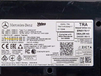 18-ON MERCEDES BENZ A CLASS W177 TELEMATIC CONTROL MODULE A1679008309