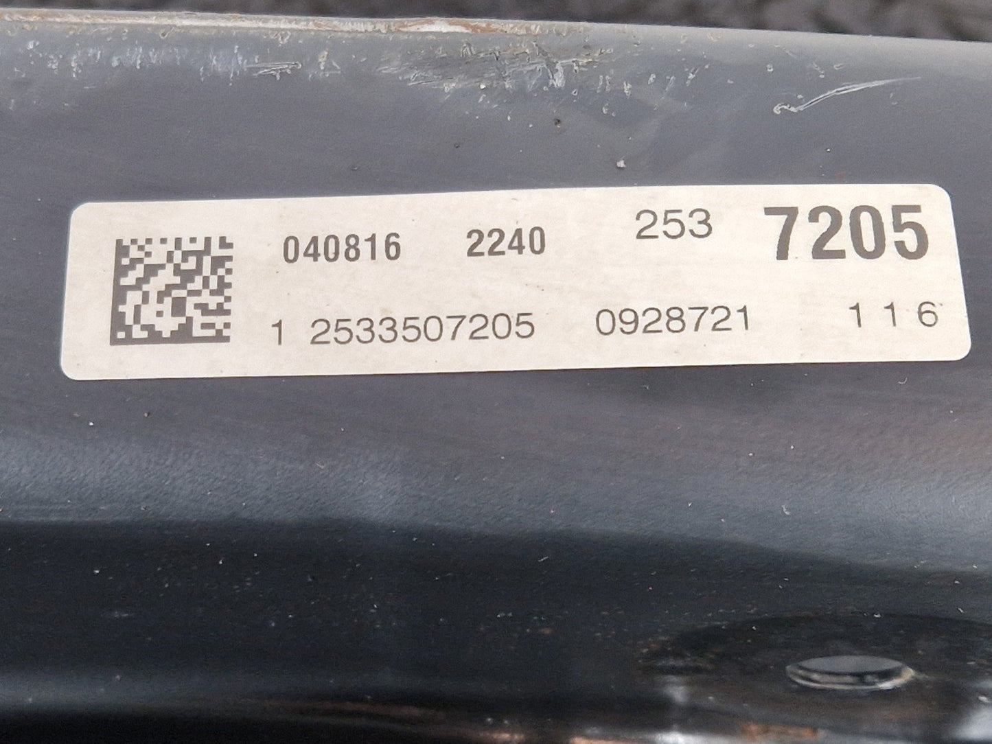 16-22 MERCEDES BENZ X253 GENUINE REAR SUB FRAME A2533507205