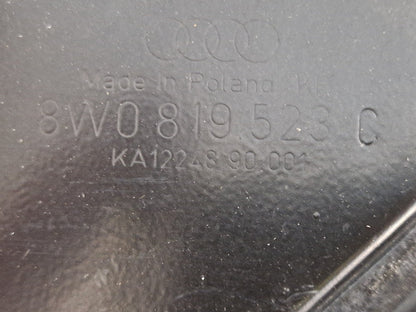 16-24 AUDI A5 F5 GENUINE BULKHEAD FIREWALL PROTECTION SHIELD 8W0819523C