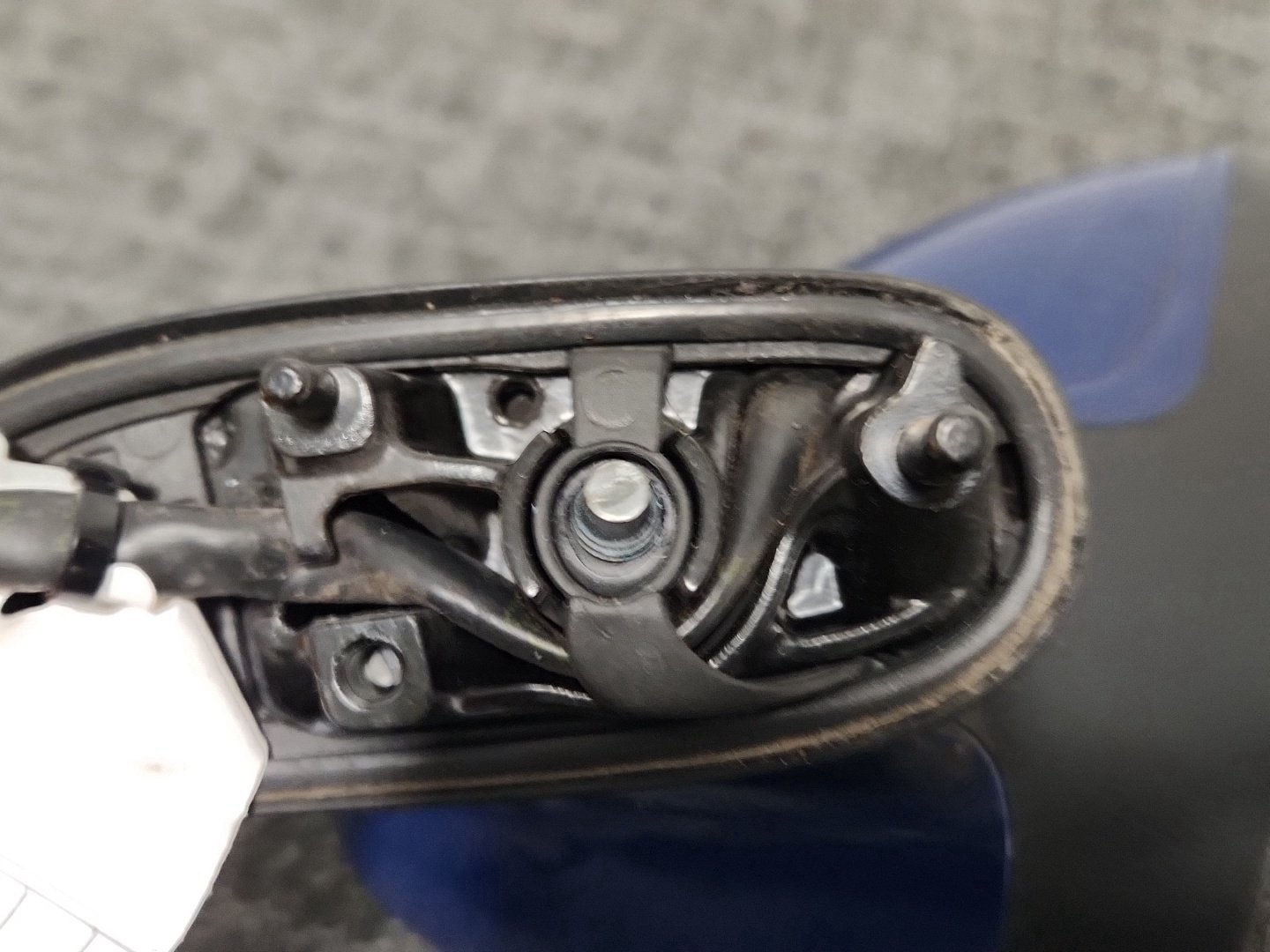 Vauxhall Corsa MK4(4500) Hatchback Front Left Door Wing Mirror in Blue GAN (176)