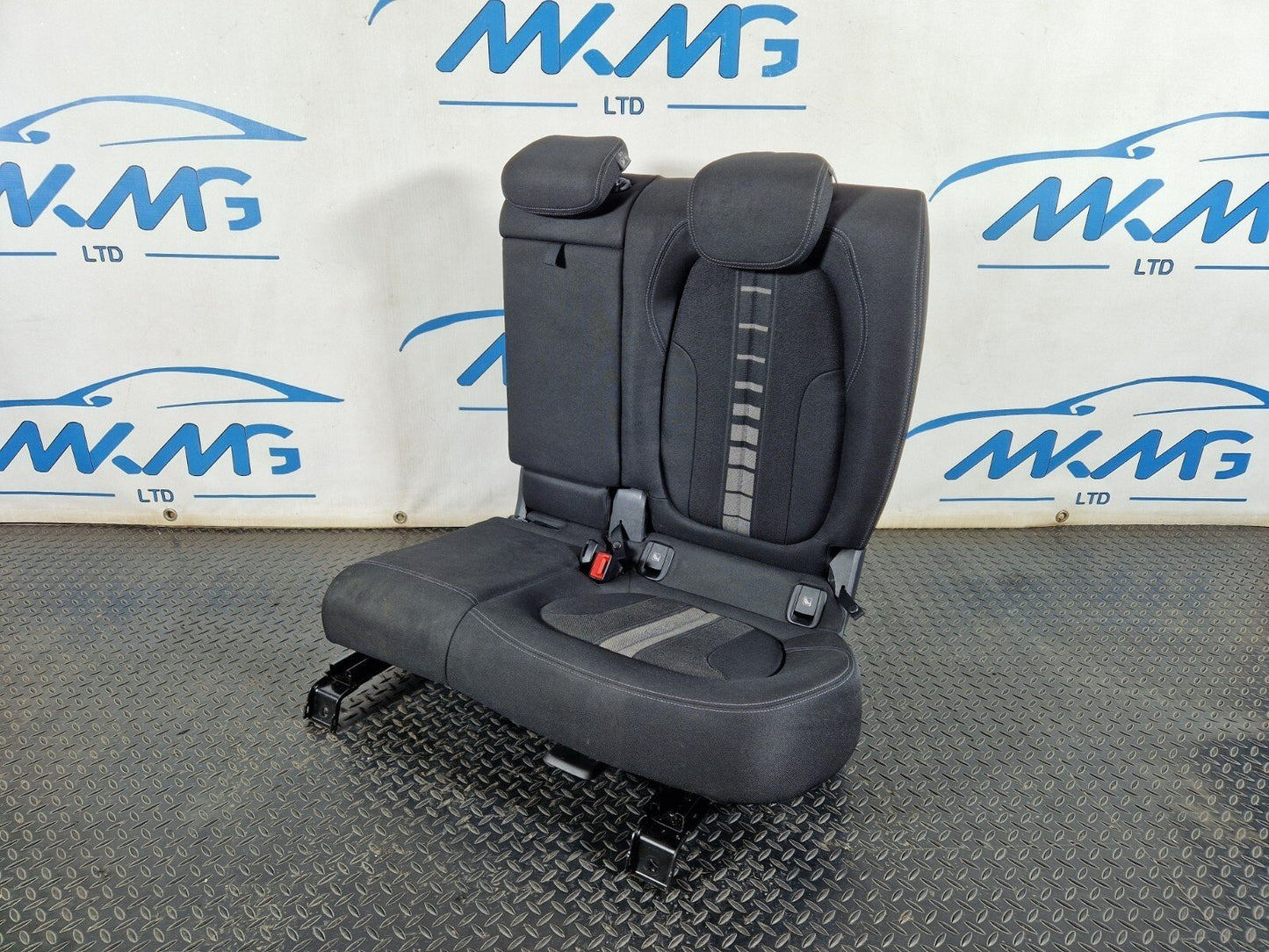 16-22 BMW X1 F48 GENUINE OEM REAR LEFT N/S PASSENGER SIDE CLOTH FABRIC SEAT