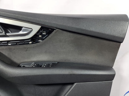 16-20 AUDI Q7 4M OEM FRONT RIGHT ALCANTARA DOOR CARD PANEL COVER 4M2867106