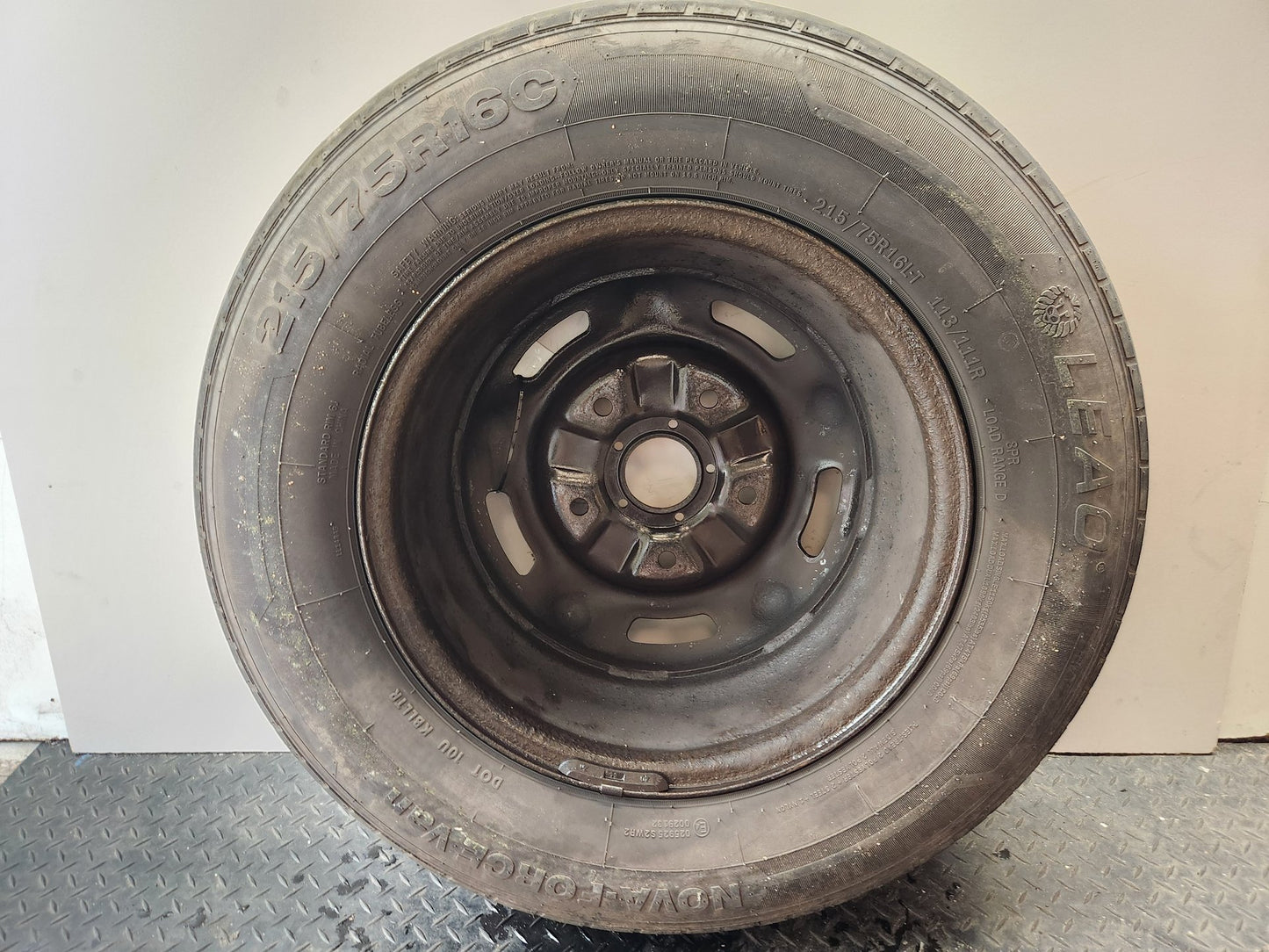 Ford Transit MK6 (V185) Cargo Van Steel Wheel with Tyre 215/75/16 ~6mm