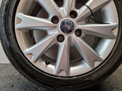 Ford Fiesta MK7 15" Alloy Wheel with Tyre 195/50/15 ~6mm 8V21-1007-GA