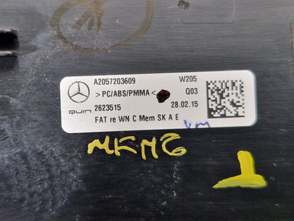 14-21 MERCEDES C CLASS W205 GENUINE FRONT RIGHT DOOR MOULDING TRIM A2057203609