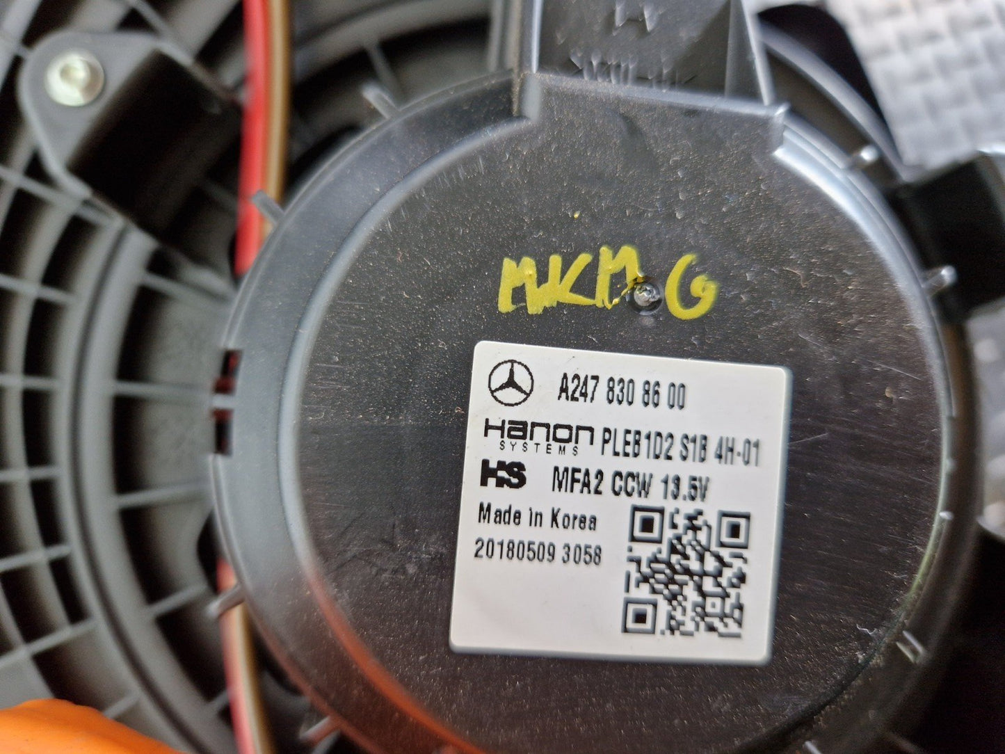 18-ON MERCEDES BENZ A CLASS W177 GENUINE HEATER MATRIX BOX A2478300600