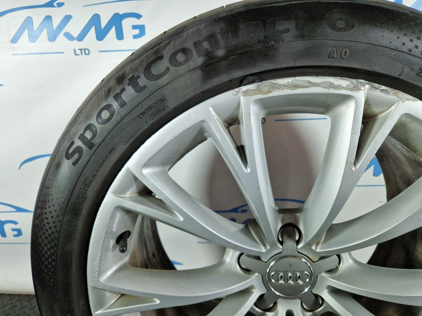 10-17 AUDI A8 4H GENUINE 19" ALLOY WHEEL 9J ET33 & TYRE 255 45 R19 4H0601025G