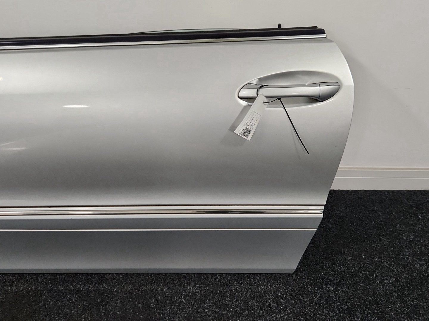 Mercedes CLK-Class C209 Convertible Front Left Complete Door in Iridium Silver