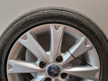 Ford Fiesta MK7 15" Alloy Wheel with Tyre 195/50/15 ~6mm 8V21-1007-GA