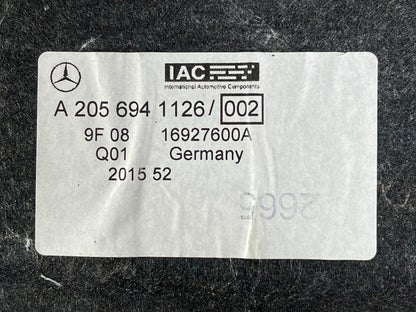 Mercedes-Benz C350e C-Class W205 Genuine Rear Boot Liner Panel Cover A2056941126
