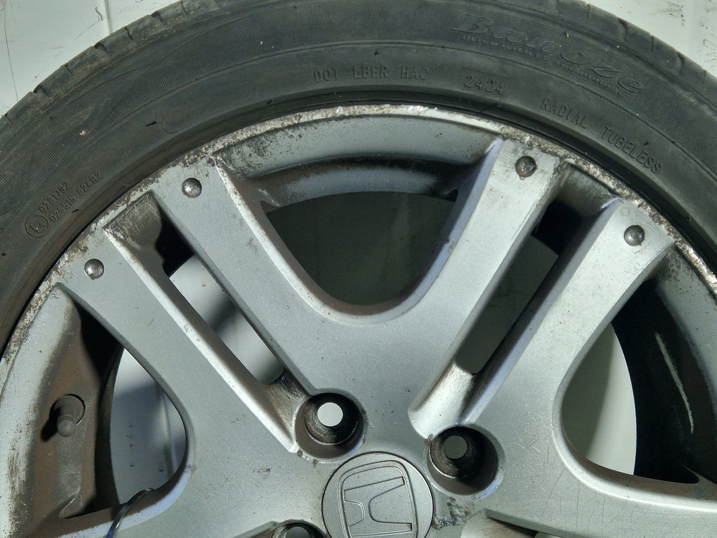 Honda Jazz 16" Alloy Wheel with Tyre ~3mm 185/55/16 SAA560C