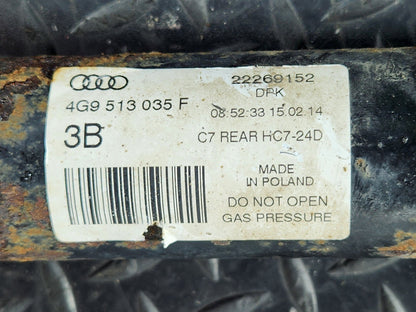 12-18 AUDI A6 C7 GENUINE REAR SHOCK ABSORBER FITS BOTH LEFT & RIGHT 4G9513035F