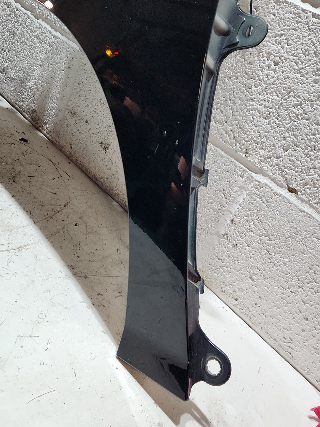 Peugeot 308 MK1 (T7) Front Left N/S Passenger Wing Fender Panel in Black KTV