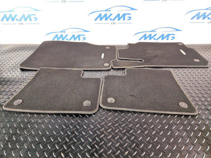 11-19 MERCEDES BENZ ML W166 GENUINE FLOOT MAT SET x4 A1666800648 A1666840803