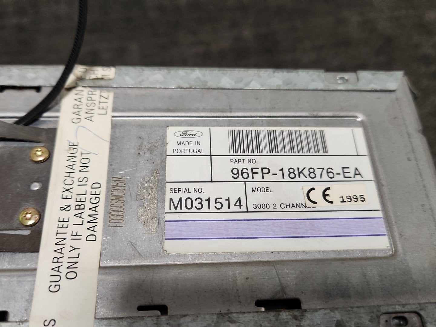 Ford Transit MK6 (V185) Genuine Radio Stereo Head Unit 96FP-18K876-EA 96FP18K876