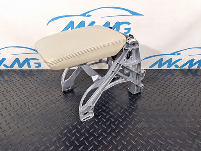 16-24 AUDI A5 F5 COUPE FRONT CENTRE CONSOLE BEIGE LEATHER ARM REST 8W0864283A