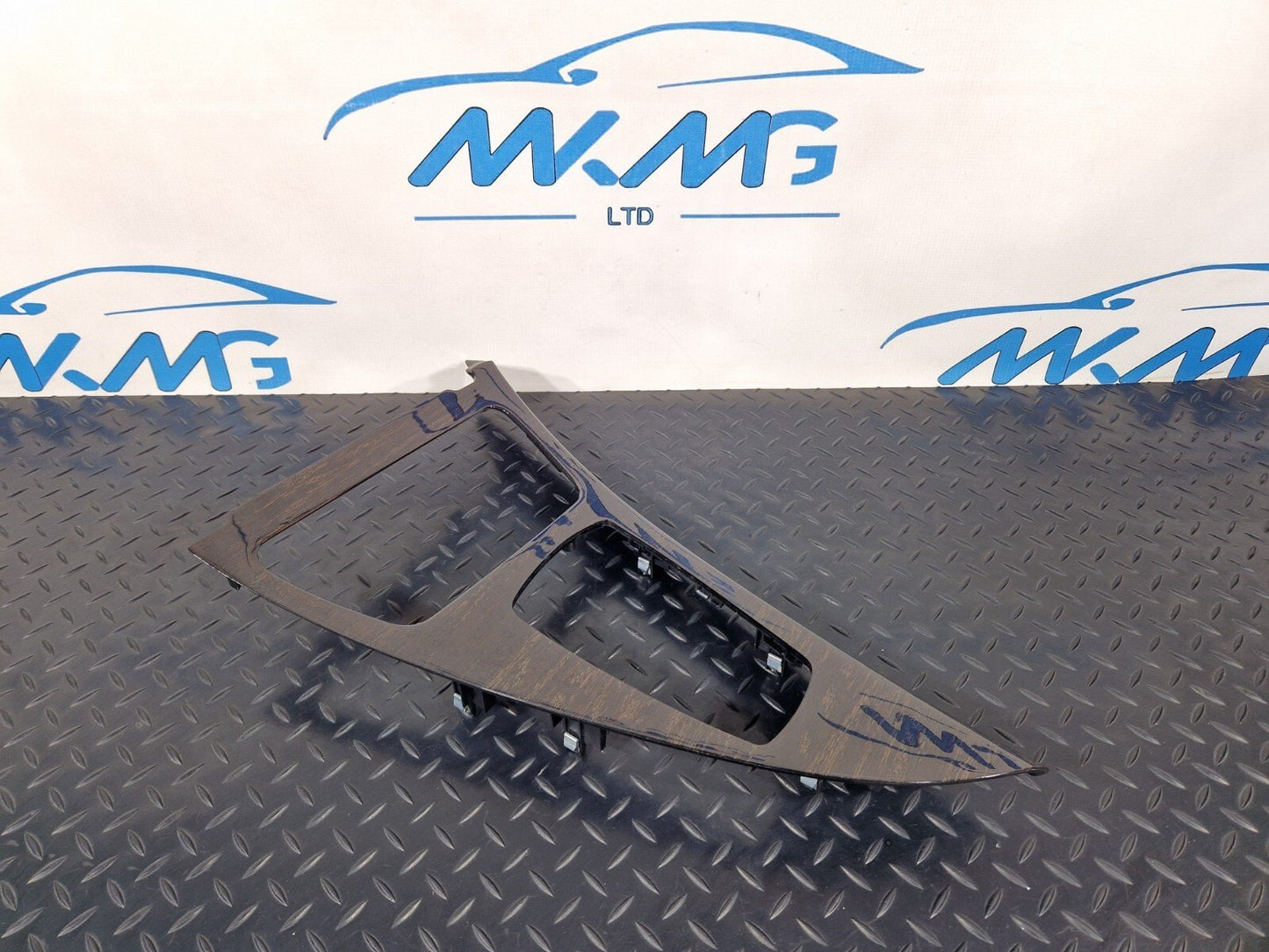 11-18 BMW 6 SERIES F06 CENTER CONSOLE WOOD TRIM PANEL 9242737