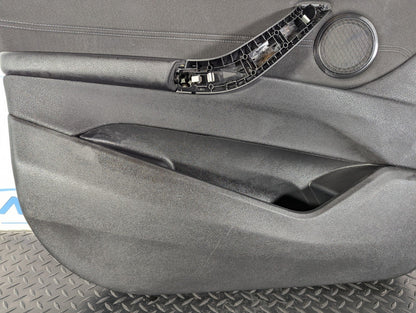 16-22 BMW X1 F48 FRONT PASSENGER SIDE DOOR CARD PANEL IN BLACK