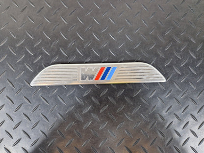 10-13 BMW E70 LCI X5 GENUINE OEM REAR DOOR KICK PLATES SILL COVER TRIM 7205265