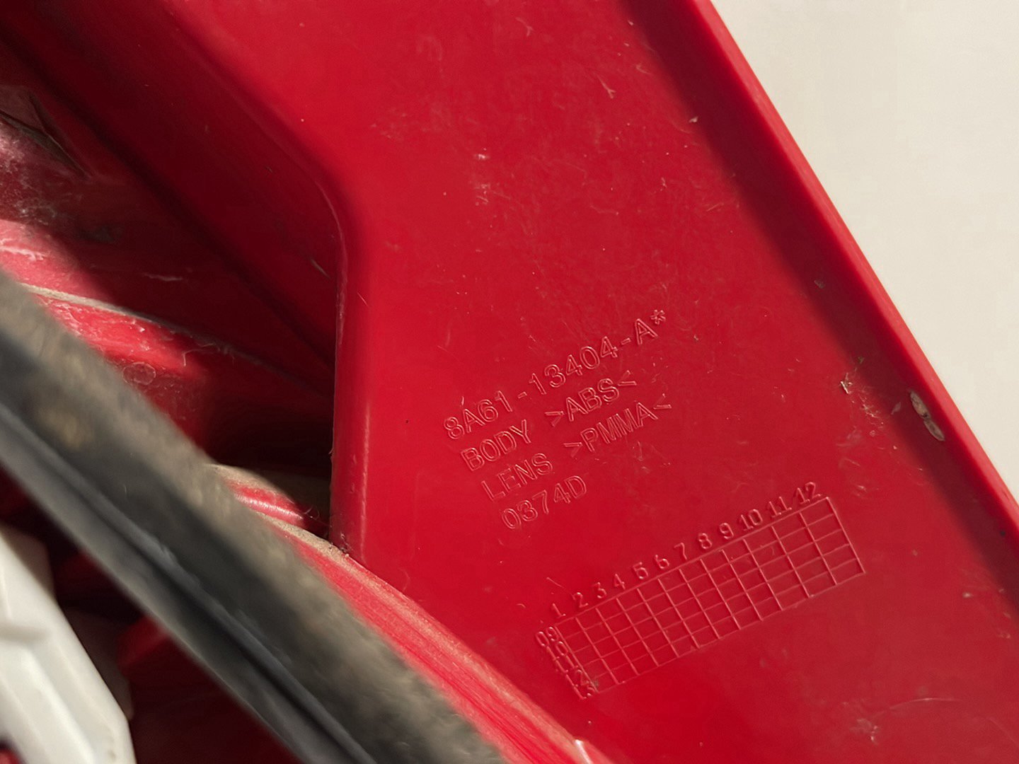 2010 Ford Fiesta MK7 Genuine Rear Right O/S Driver Tail Light 8A61-13404-A