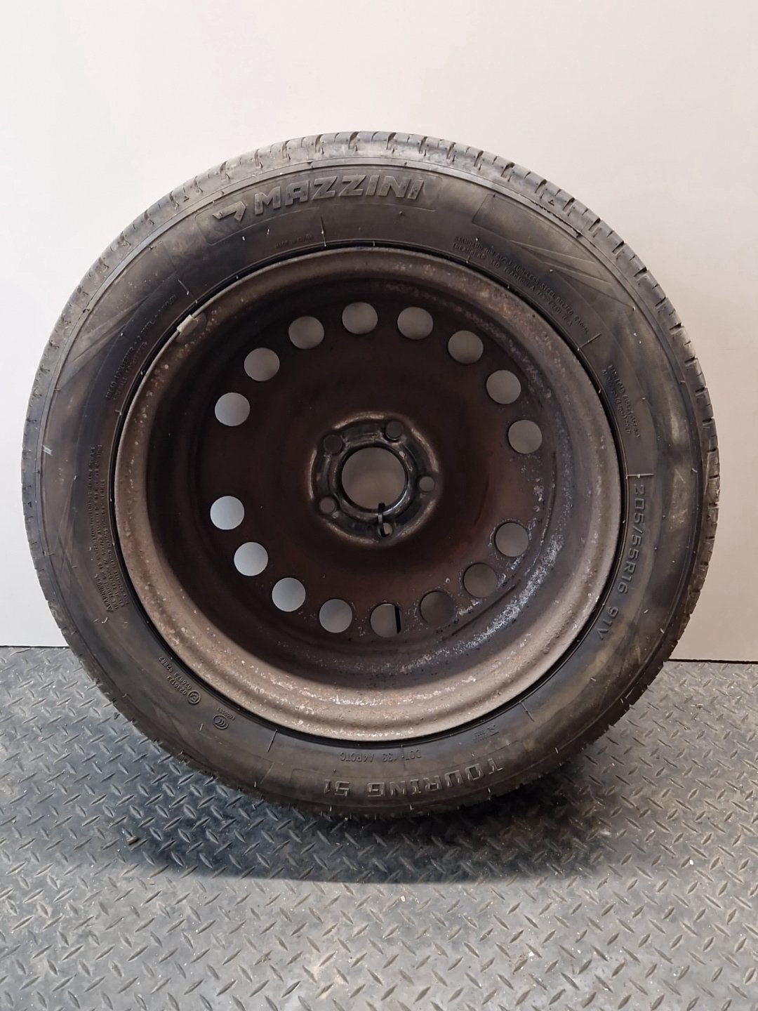 2011 Vauxhall Meriva MK2 (B) (4470) 16" Steel Wheel with Tyre 205/55/16 ~5mm