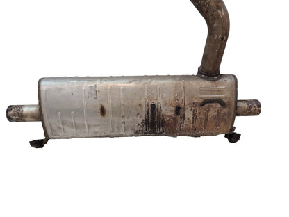 16-20 AUDI Q7 4M GENUINE OEM REAR EXHAUST MUFFLER SILENCER 4M0253611M 4M0120F