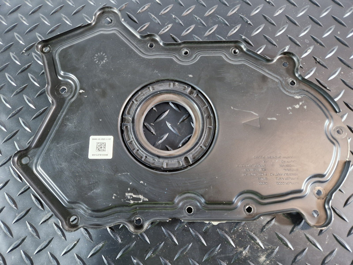 19-ON RANGE ROVER EVOQUE L551 2.0 204DTY GENUINE GASKET FLANGE M4D3-6L073-AB