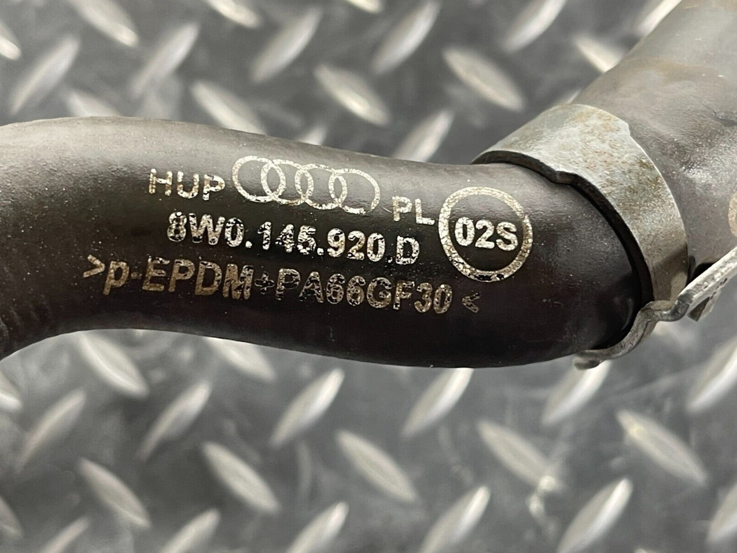 16-19 AUDI A4 B9 GENUINE WATER COOLANT PIPE HOSE 8W0145920D