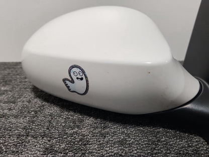 BMW 116d E87 Hatchback Genuine Front Right Door Wing Mirror in Alpine White