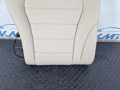 14-21 MERCEDES BENZ W205 GENUINE REAR RIGHT O/S LEATHER SEAT BACKREST BEIGE