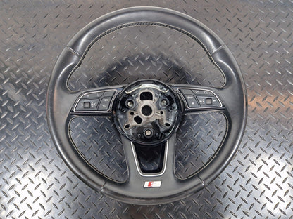 16-23 AUDI S5 COUPE GENUINE MULTIFUNCTION LEATHER STEERING WHEEL WITH PADDLES