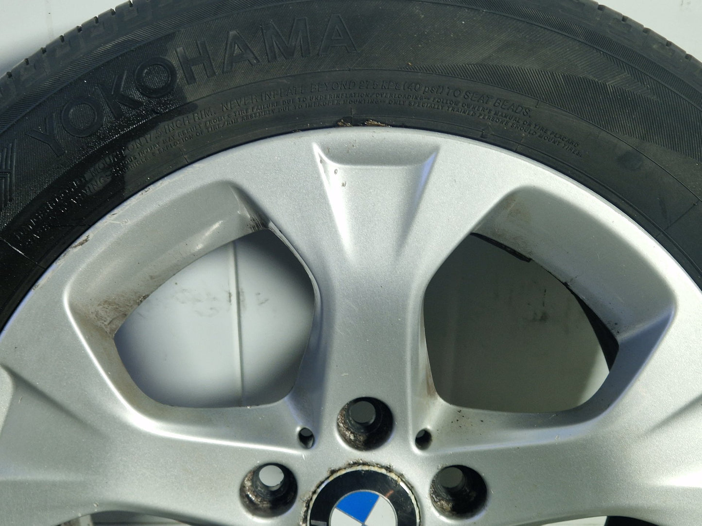 BMW X1 E84 17" Alloy Wheel with Yokohama Tyre ~7mm 215/60/17 6789140