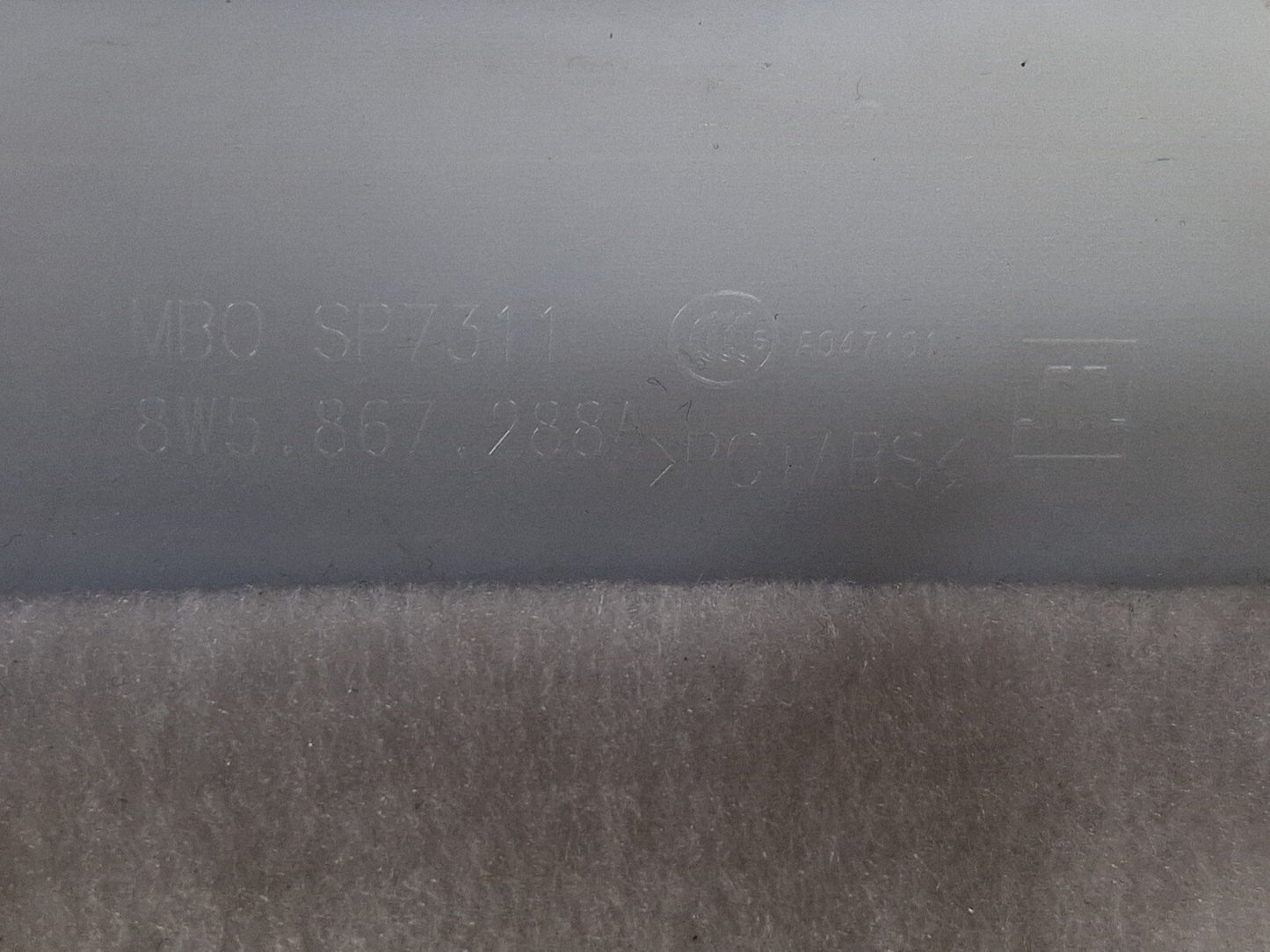 16-19 AUDI A4 B9 SALOON GENUINE REAR RIGHT C-PILLAR TRIM 8W5867288