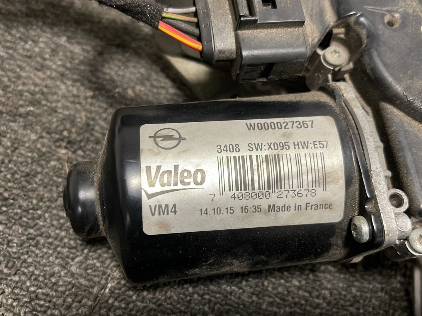 Vauxhall Zafira MK3 (C) (A3470) MPV Genuine Front Left &amp; Right Wiper Motor