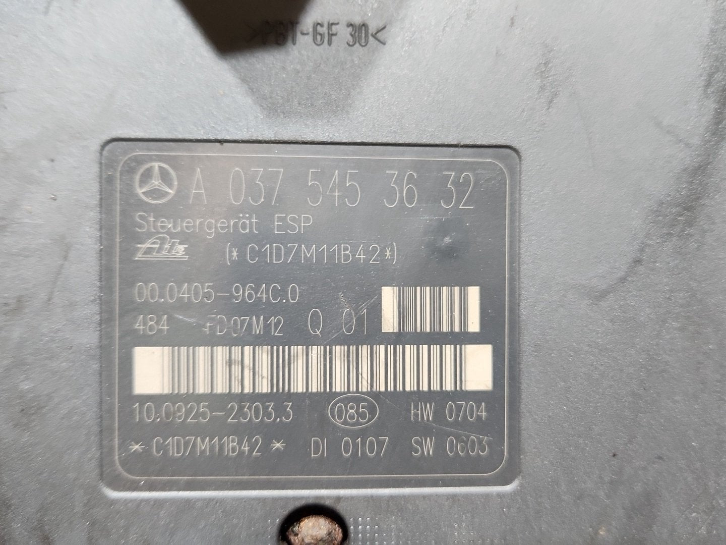 Mercedes-Benz CLC180 CLC-Class W203 Coupe Genuine ABS Pump Module A0064314812