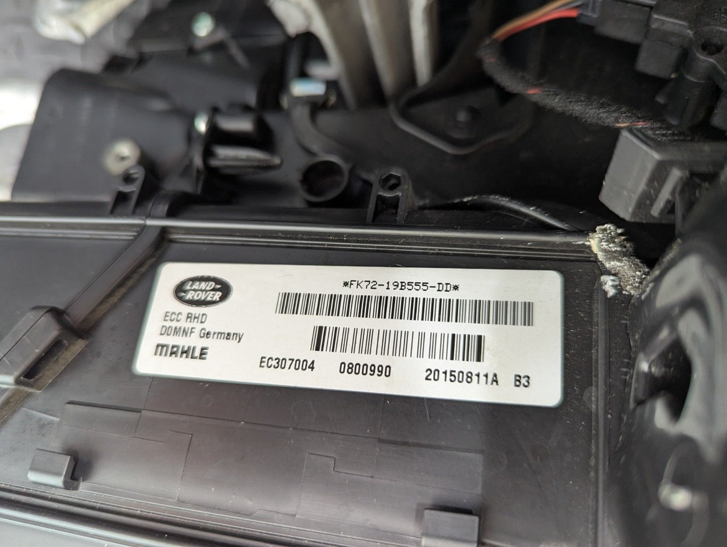 14-19 LAND ROVER L550 DISCOVERY SPORT GENUINE HEATER BOX ASSEMBLY FK7219B555DD