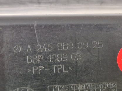 12-18 MERCEDES BENZ B-CLASS W246 OEM FRONT LEFT FENDER END TRIM A2468890925